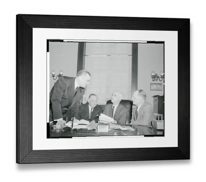 Framed Print : Senate Committee Members Participating in a Meeting Framed Print : Senate Committee Members Participating in a Meeting
