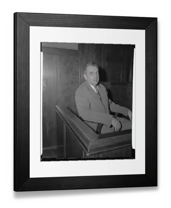 Framed Print : Mayor J. Spencer Houk Framed Print : Mayor J. Spencer Houk