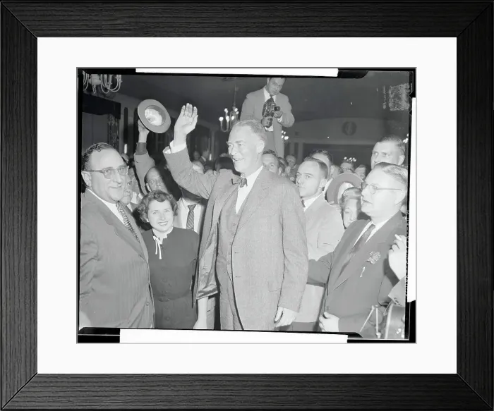 Framed Print : Christian Herter Raising His Arm Framed Print : Christian Herter Raising His Arm