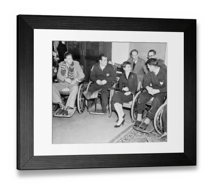 Framed Print : Audrey Hepburn and Mel Ferrer Visiting The Sick Framed Print : Audrey Hepburn and Mel Ferrer Visiting The Sick
