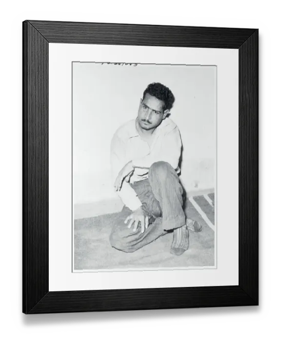 Framed Print : Portrait of Abdul Latif Framed Print : Portrait of Abdul Latif