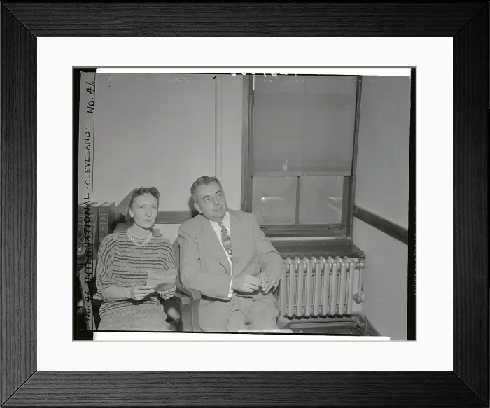 Framed Print : Mayor and Mrs. Houk Framed Print : Mayor and Mrs. Houk