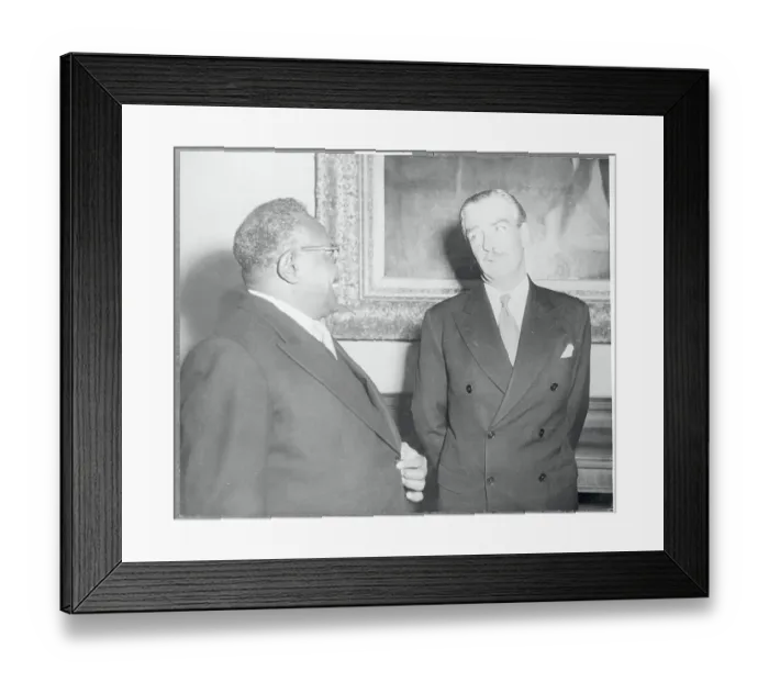 Framed Print : Portrait of Ismail al-Azhari Framed Print : Portrait of Ismail al-Azhari