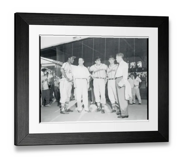 Framed Print : Portrait of Puerto Rican Baseball Players Framed Print : Portrait of Puerto Rican Baseball Players