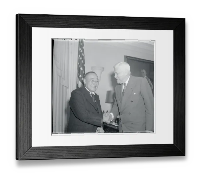 Framed Print : Japanese Leader Visiting United States Capitol Framed Print : Japanese Leader Visiting United States Capitol