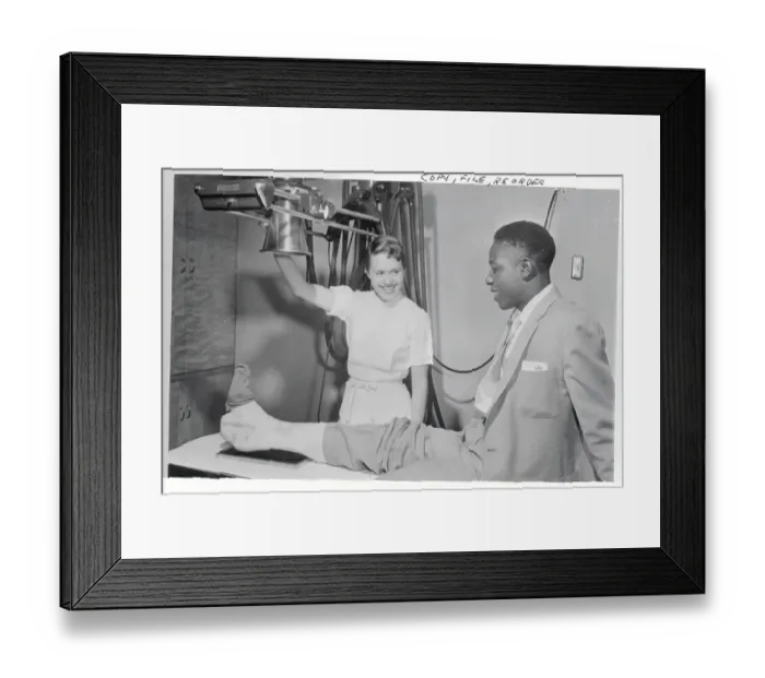 Framed Print : Aaron Submitting to an X-ray Framed Print : Aaron Submitting to an X-ray