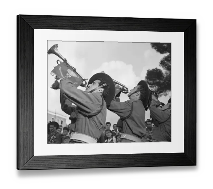 Framed Print : Italian Soldiers Playing Trumpets During Army Day Framed Print : Italian Soldiers Playing Trumpets During Army Day