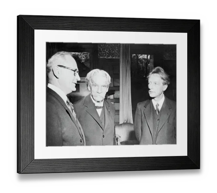 Framed Print : Dr. Albert Schweitzer Delivering His Acceptance Speech Framed Print : Dr. Albert Schweitzer Delivering His Acceptance Speech