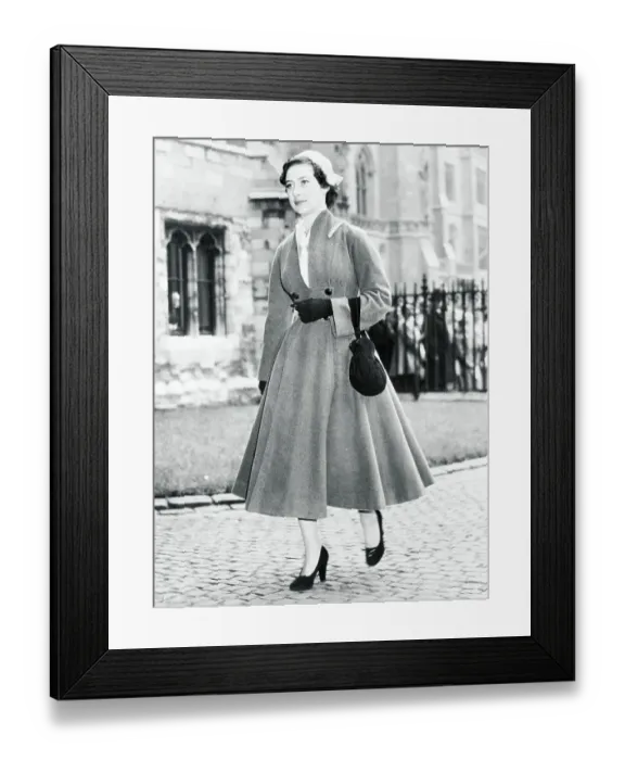 Framed Print : Portrait of Princess Margaret Framed Print : Portrait of Princess Margaret