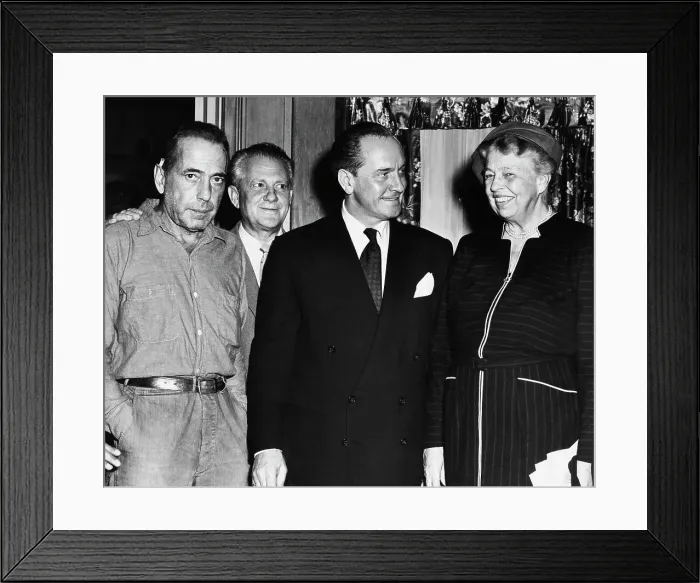 Framed Print : Eleanor Roosevelt Visiting Film Studio Framed Print : Eleanor Roosevelt Visiting Film Studio