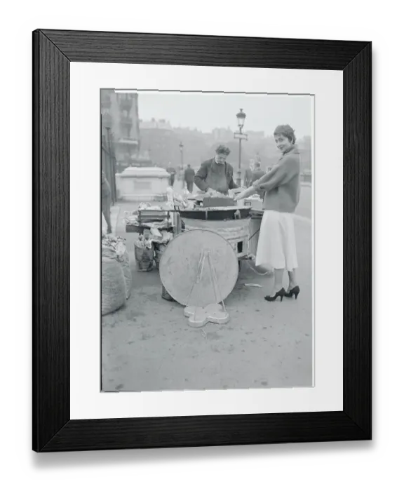 Framed Print : Josiane Berenger Warming Her Hands Framed Print : Josiane Berenger Warming Her Hands