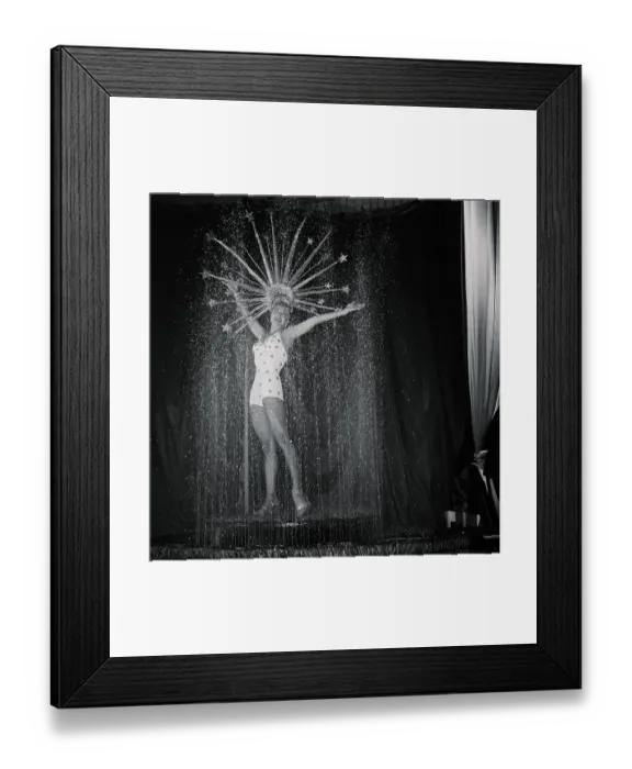 Framed Print : Esther Williams Wearing Shower Headdress Framed Print : Esther Williams Wearing Shower Headdress
