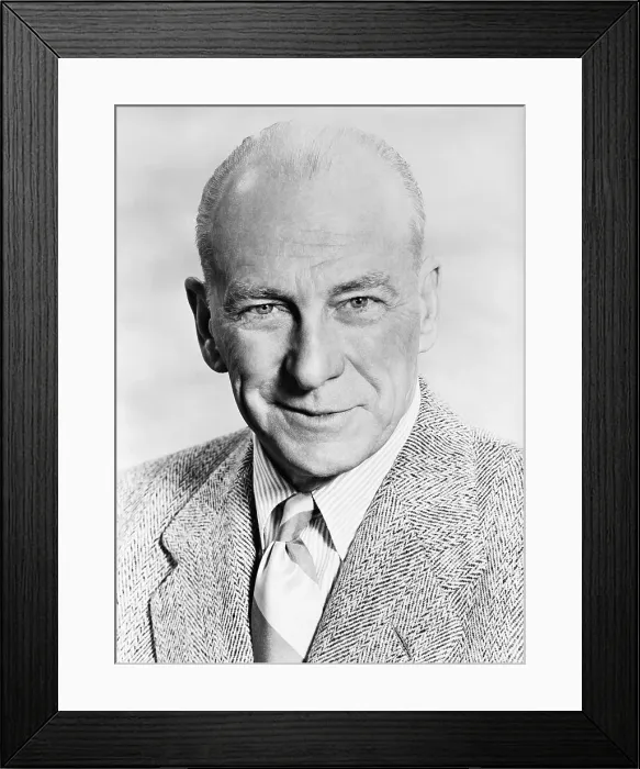 Framed Print : Portrait of George Abbott