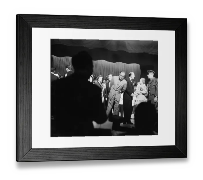 Framed Print : Bob Hope During Rehearsal