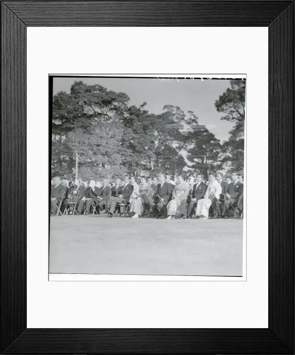 Framed Print : Japanese Royal Family Attending Garden Ceremony Framed Print : Japanese Royal Family Attending Garden Ceremony