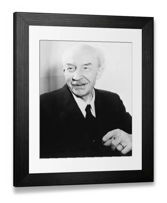 Framed Print : Portrait of Walther Bothe
