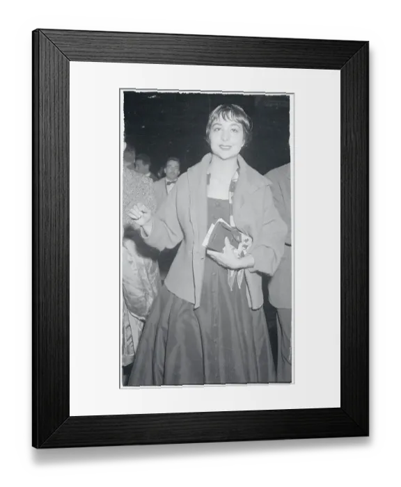 Framed Print : Portrait of Josiane Berenger Framed Print : Portrait of Josiane Berenger