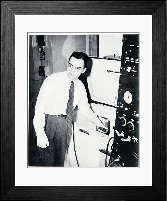 Framed Print : James Arnold Operating a Machine Framed Print : James Arnold Operating a Machine