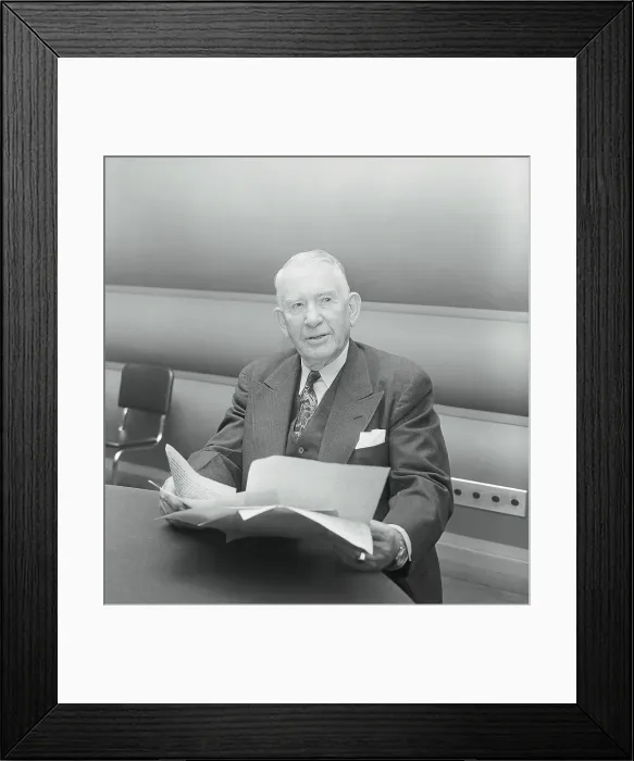 Framed Print : Portrait of Alben Barkley Framed Print : Portrait of Alben Barkley