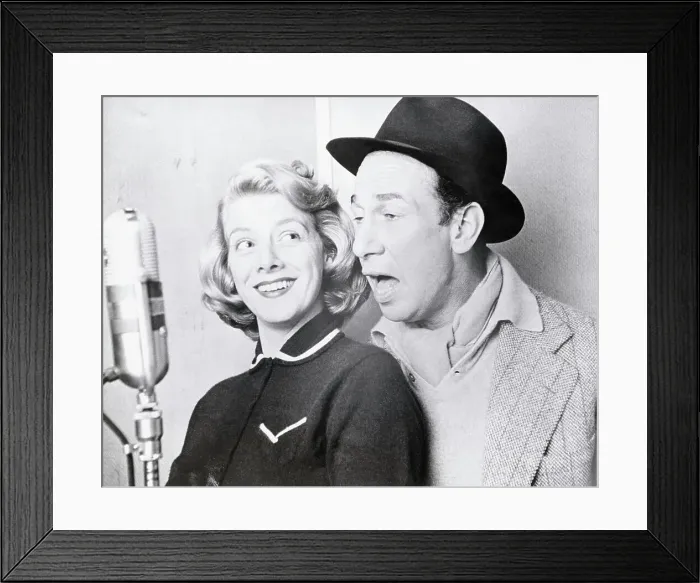 Framed Print : Rosemary Clooney Singing with Jose Ferrer Framed Print : Rosemary Clooney Singing with Jose Ferrer