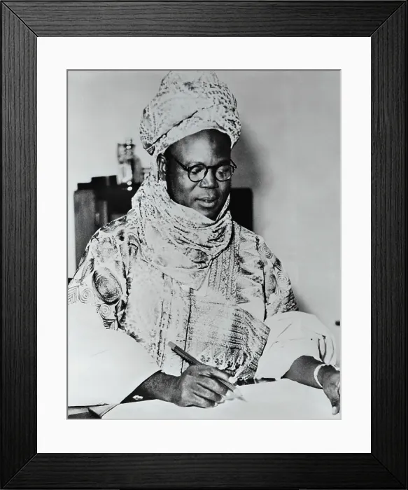 Framed Print : Portrait of Ahmadu Framed Print : Portrait of Ahmadu