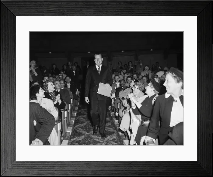 Framed Print : Portrait of Richard Nixon Framed Print : Portrait of Richard Nixon