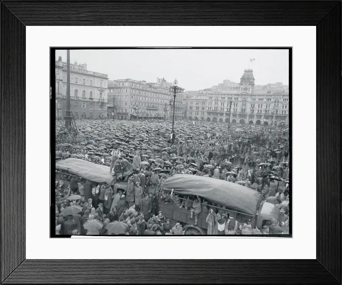 Framed Print : Celebrating Mass Welcoming Troops Framed Print : Celebrating Mass Welcoming Troops