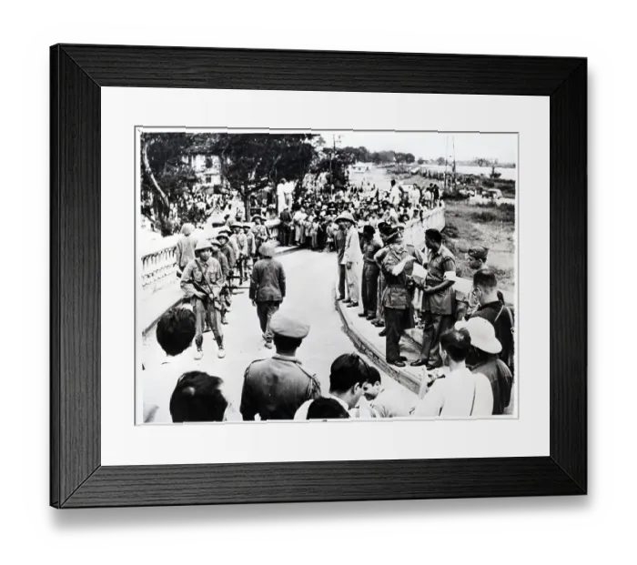 Framed Print : Members Of Commission (R);Soldiers March Framed Print : Members Of Commission (R);Soldiers March