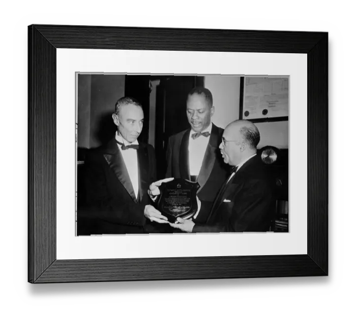 Framed Print : J. Robert Oppenheimer Receiving Award Framed Print : J. Robert Oppenheimer Receiving Award