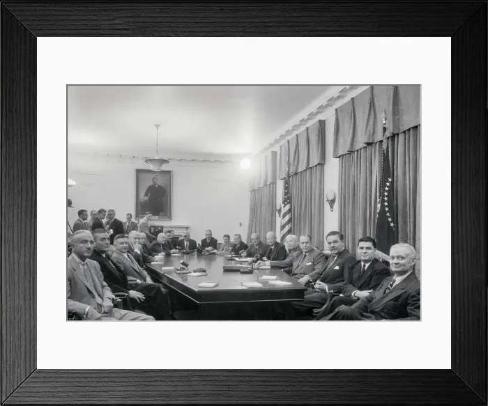 Framed Print : Cabinet Session Framed Print : Cabinet Session