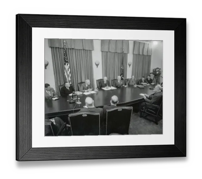 Framed Print : Cabinet Session Framed Print : Cabinet Session