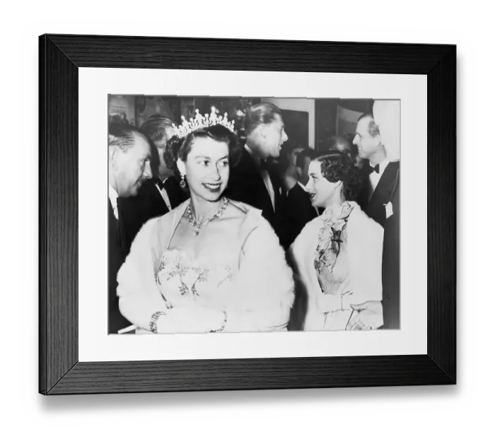 Framed Print : Queen Elizabeth II Smiling