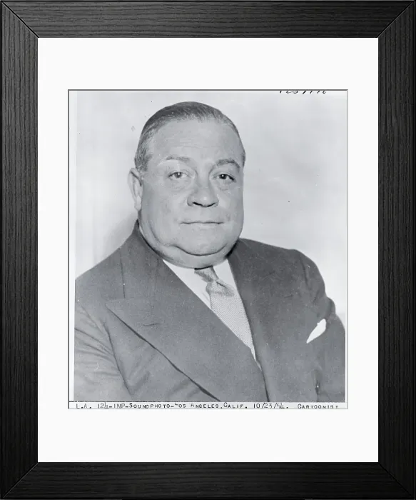 Framed Print : Portrait of George McManus Framed Print : Portrait of George McManus