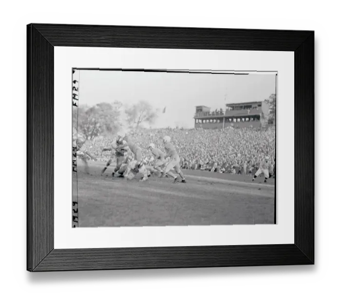 Framed Print : Pat Uebel Scoring a Touchdown Framed Print : Pat Uebel Scoring a Touchdown