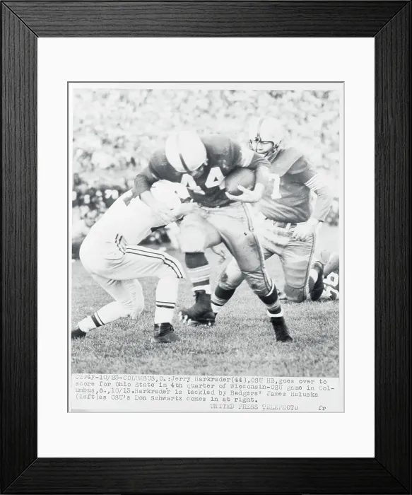 Framed Print : Football Players in Action Framed Print : Football Players in Action