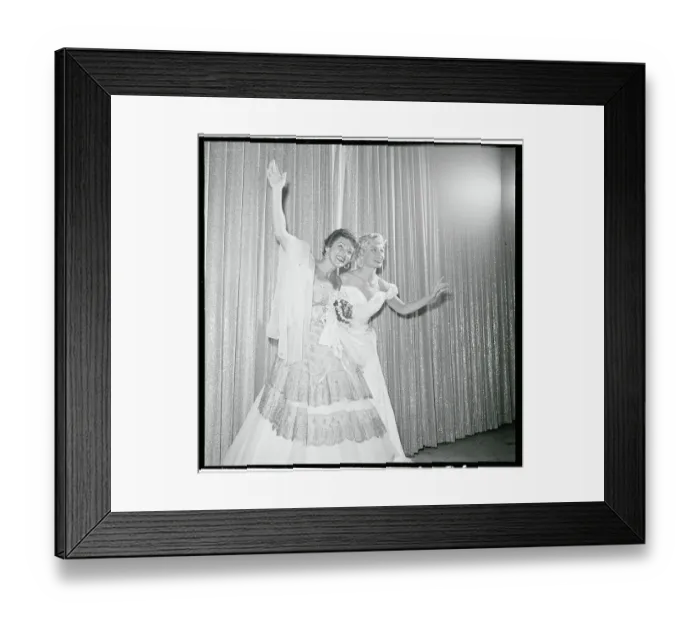 Framed Print : Lillian Roth and Lili St. Cyr Waving Framed Print : Lillian Roth and Lili St. Cyr Waving