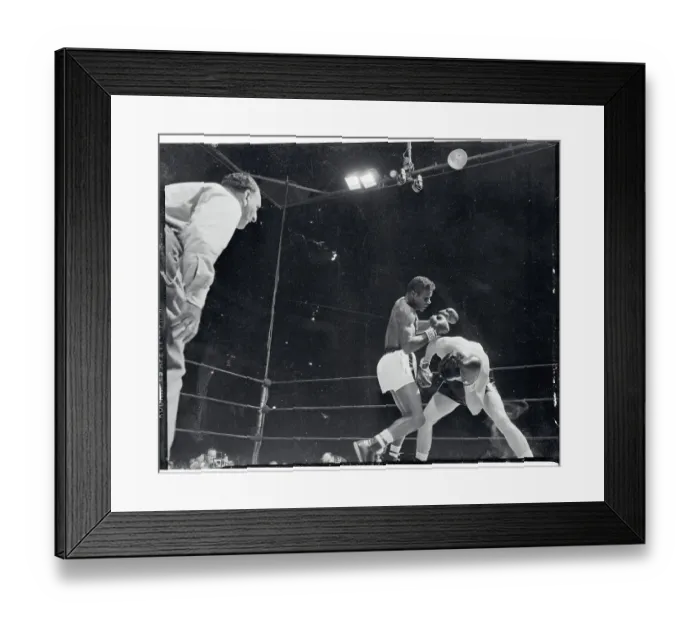 Framed Print : Floyd Patterson Boxing Joe Gannon Framed Print : Floyd Patterson Boxing Joe Gannon