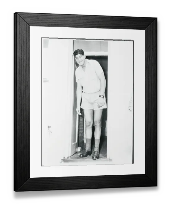 Framed Print : Ewart Potgieter Standing in a Doorway