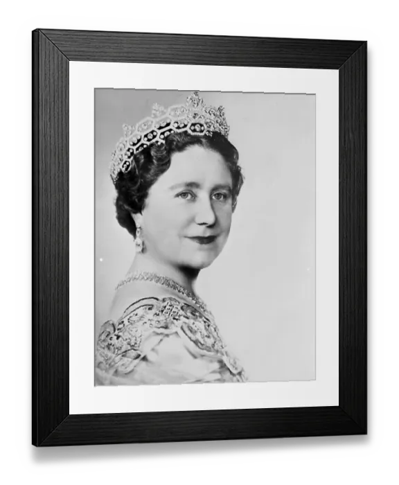 Framed Print : Queen Mother Elizabeth Framed Print : Queen Mother Elizabeth