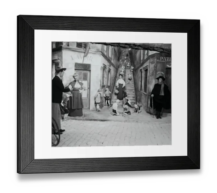 Framed Print : Wax Museum Scene Framed Print : Wax Museum Scene