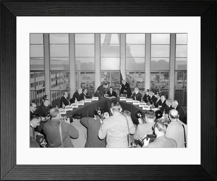 Framed Print : West Germany is Made a NATO Member Framed Print : West Germany is Made a NATO Member