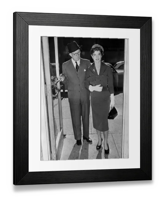Framed Print : Joseph P. Kennedy With Daughter-In-Law Framed Print : Joseph P. Kennedy With Daughter-In-Law