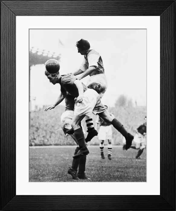Framed Print : Don Roper and Opponent in Soccer Action Framed Print : Don Roper and Opponent in Soccer Action