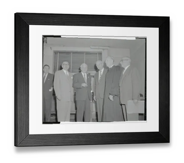 Framed Print : Key Figures in the Sam Sheppard Trial Framed Print : Key Figures in the Sam Sheppard Trial