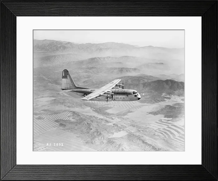 Framed Print : Airplane Flying Over Landscape Framed Print : Airplane Flying Over Landscape
