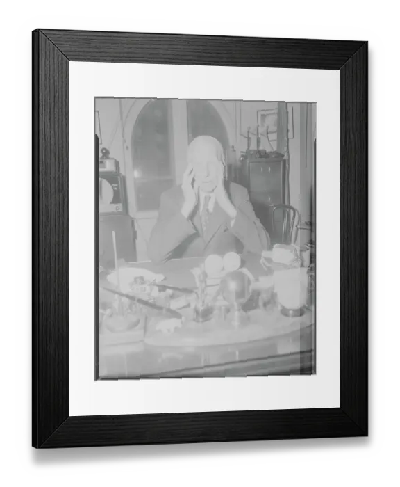 Framed Print : Portrait of Connie Mack Framed Print : Portrait of Connie Mack