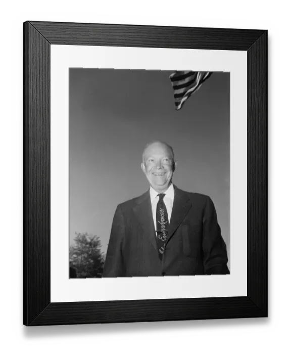 Framed Print : Portrait of Ike Eisenhower Framed Print : Portrait of Ike Eisenhower