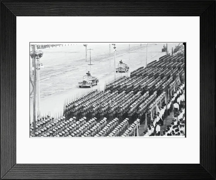 Framed Print : Peng Teh Huai Observing Troops Framed Print : Peng Teh Huai Observing Troops