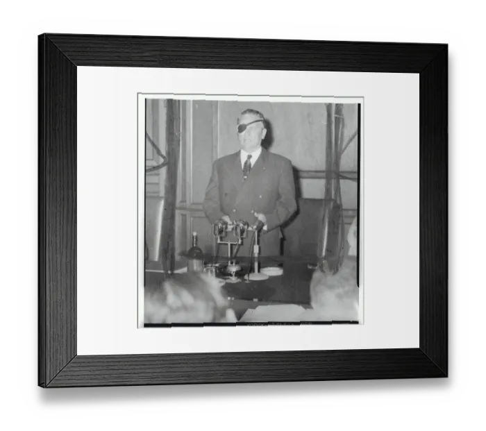 Framed Print : President Tito Standing Framed Print : President Tito Standing