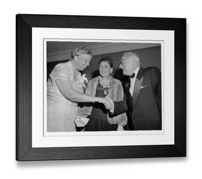 Framed Print : Eleanor Roosevelt Celebrating Her 70th Birthday Framed Print : Eleanor Roosevelt Celebrating Her 70th Birthday